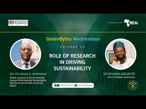 GreenBytes Wednesdays | EPISODE 23: Role of Research in Driving Sustainability.