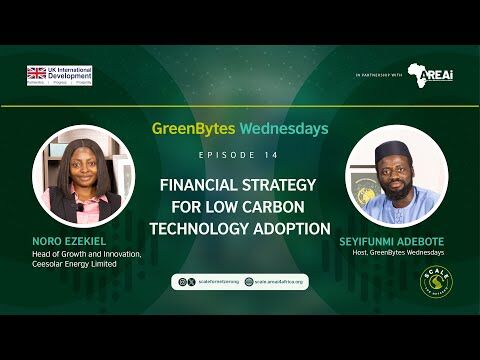 GreenBytes Wednesdays | EPISODE 14 : Financial Strategies For Low Carbon Technology Adoption