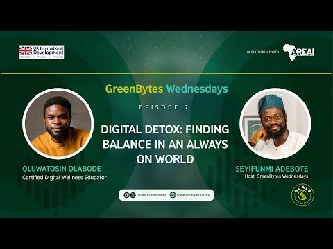GreenBytes Wednesdays | EPISODE 7 : Digital Detox: Finding Balance in an Always On World