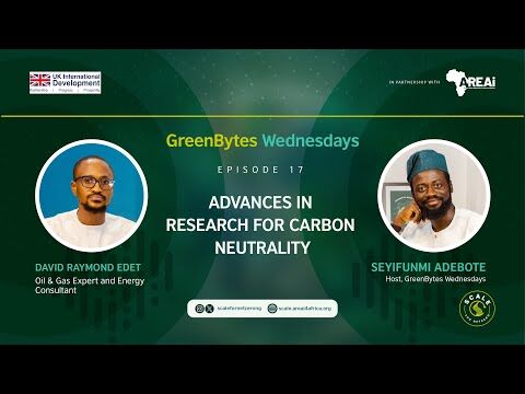 GreenBytes Wednesdays | EPISODE 17 : Advances In Research For Carbon Neutrality